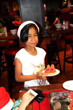 Christmas at The Camel Pub Ban Chang supports the Camillian Social Center Children living with HIV/AIDS yet again.