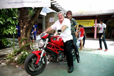 DDR Biker Group Rayong visit the Camillian Social Center on the Sunday 20th of September 2014.