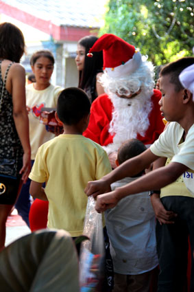 The Camillian Social Center Children living with HIV/AIDS Santa Claus lands 21st of December 2014. 
