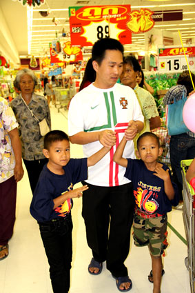 Proceeds from the Charity Golf event in suport of the kids from the Camillian Social Center Rayong living with HIV/AIDS