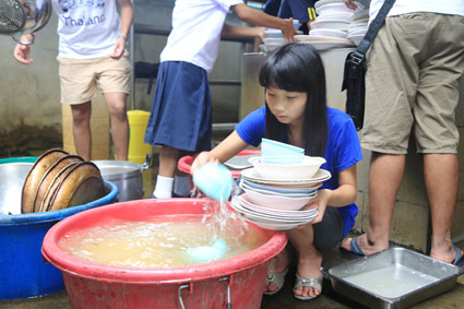 The Regent School Pattaya invited the children living with HIV/AIDS at the Camillian Social Center Rayong to the beach.