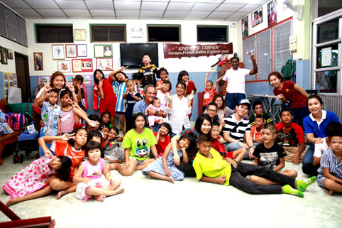 Night out for the HIV/AIDS children of the Camillian Social Center Rayong Thailand Sponsored by Stefano