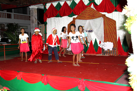 the Camillian Social Center Children living with HIV/AIDS christmas party
