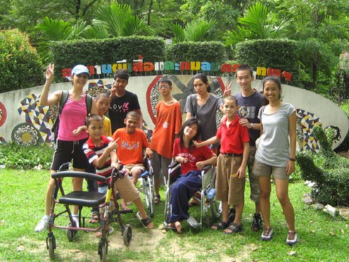 Childrens home for kids with disabilities and HIV/AIDS in LatKrabang Thailand